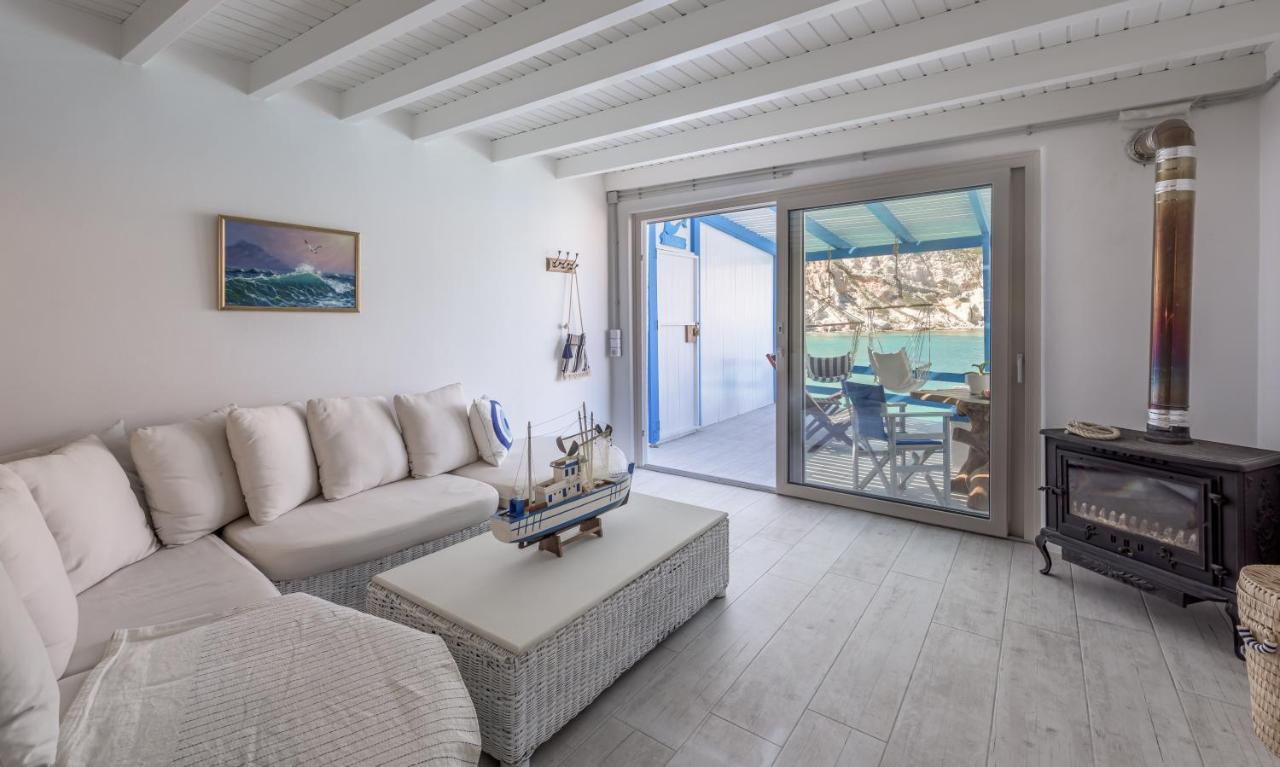 Aquanis Anchored, Sea Front House, Firopotamos Bagian luar foto